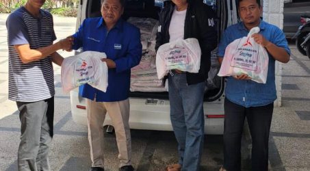 Sambut Hut RI Ke 76. Politisi Demokrat Jatim, Samwil Bagikan 1200 paket Sembako