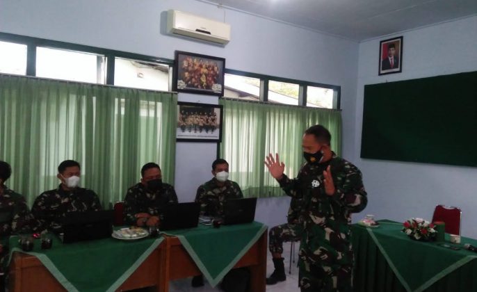 Korem 071/Wijayakusuma Lakukan Rakornis Guna Sinkronisasi Data Covid-19