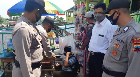 Tekan Penyebaran Covid-19, Polres Tegal Laksanakan Operasi Yustisi di Pasar Tradisional