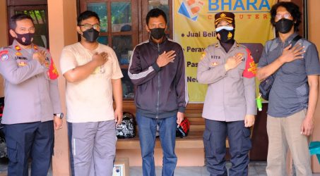 Sambut HUT Ke 73 Polwan Polres Tegal Berikan Bantuan Sembako Untuk Eks Napi Teroris.
