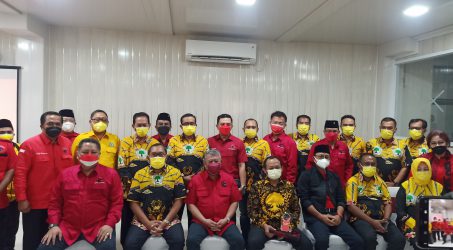 Silahturahmi Politik. Golkar dan PDIP Bersinergi Bantu Percepat Pemulihan Ekonomi di Jatim