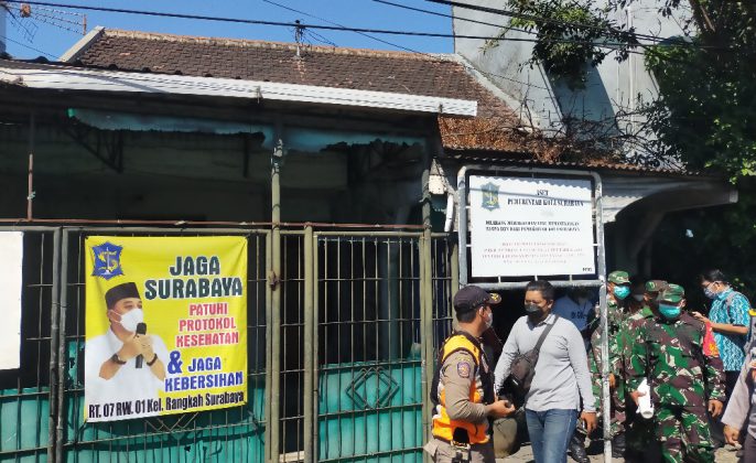 Proses eksekusi aset yang kini jatuh ketanga  pemkot Surabaya
