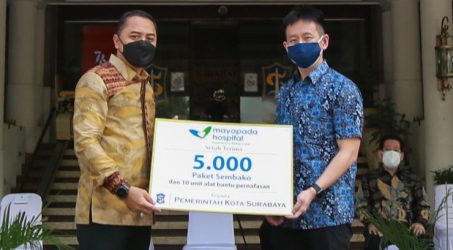 Bantu Tangani Covid-19, Mayapada Group Beri Bantuan Pemkot Surabaya