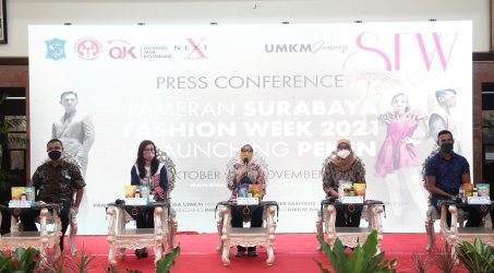 Bangkitkan Semangat UMKM, Pemkot Surabaya Kolaborasi Bareng Dekranasda Gelar SFW 2021