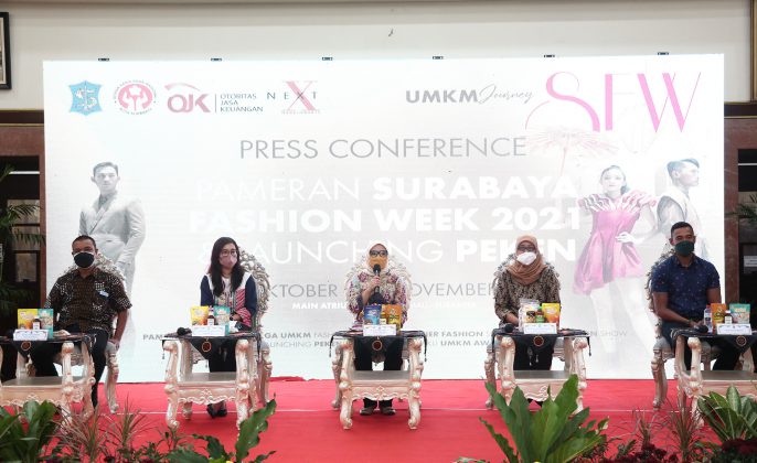 Bangkitkan Semangat UMKM, Pemkot Surabaya Kolaborasi Bareng Dekranasda Gelar SFW 2021