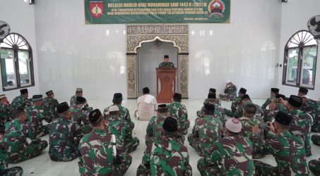 Korem 071/Wijayakusuma Gelar Peringatan Maulid Nabi Muhammad SAW 1443 H/2021 M