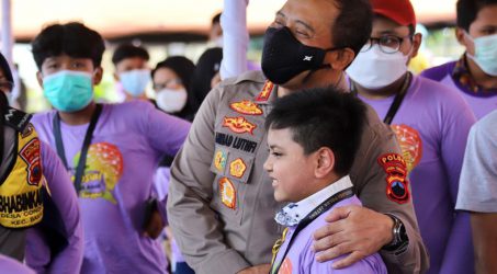 Beri Dukungan Psikososial untuk Anak-anak Terdampak Covid-19, Polda Jateng Gelar Webinar dan Bakti Sosial