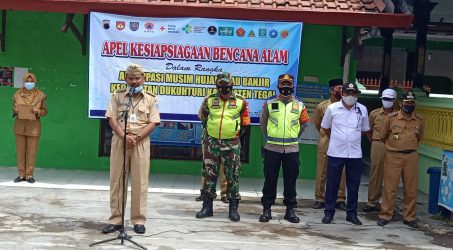 Kapolsek Dukuhturi Ikuti Apel Kesiapsiagaan Bencana Alam
