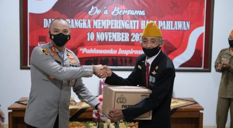 Kejutan Kapolres Tegal untuk Para Veteran di Hari Pahlawan