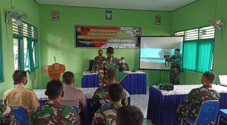 Kasiter Korem 071/Wijayakusuma Pimpin Pelaksanaan Pembukaan Pendayagunaan Kegiatan Koramil Model Semester II TA 2021