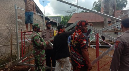 Peduli, Babinsa Kodim Tegal Bangun Rumah Nenek yang Tinggal Sebatang Kara