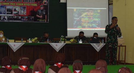 Pelajar MAN 1 Babakan Antusias Ikuti Kampanye Kreatif Penerimaan Prajurit TNI-AD