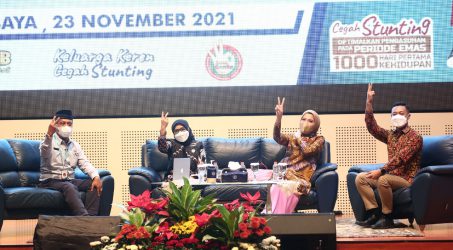 Sosialisasi Cegah Stunting, Ketua TP PKK Kota Surabaya Dapat Apresiasi dan Dukungan Anggota DPR RI