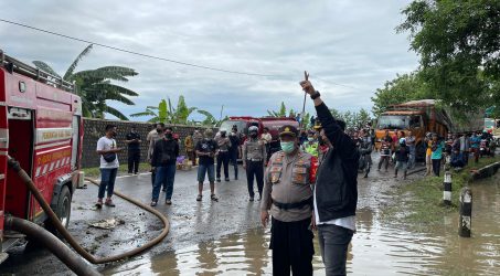 Gerak Cepat Cek Luapan Air di Underpass Margasari, Kapolres Tegal Meminta Jajaran Polsek Siaga
