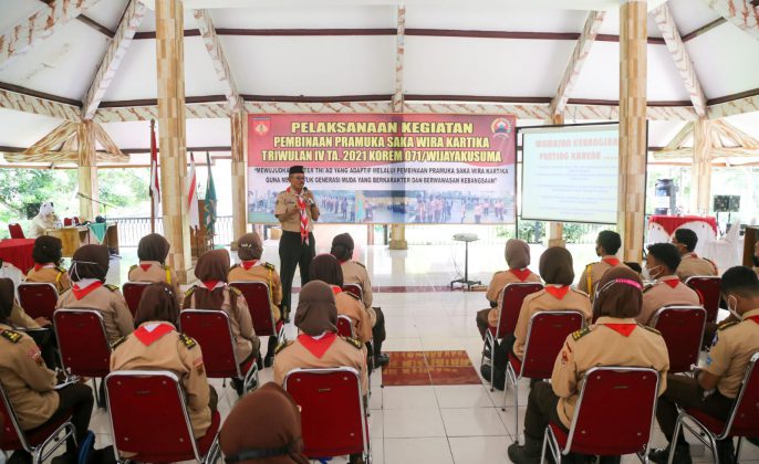 Bentuk Generasi Muda Berkarakter dan Berwawasan Kebangsaan, Korem 071/Wijayakusuma Bina Pramuka Saka Wira Kartika