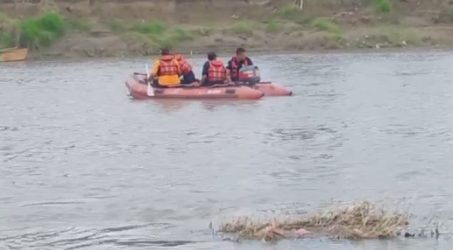 Upaya Tim SAR Brebes Cari Warga Diduga Hanyut di Sungai Pemali Belum Membuahkan Hasil