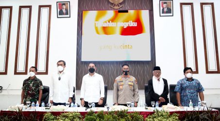 Forkopimda Surabaya Bersama Tokoh Lintas Agama Susun Protap Pengamanan Nataru 2022