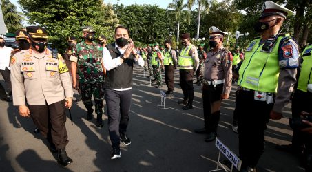 Ribuan Personel Gabungan Diterjunkan Amankan Natal dan Malam Tahun Baru di Surabaya