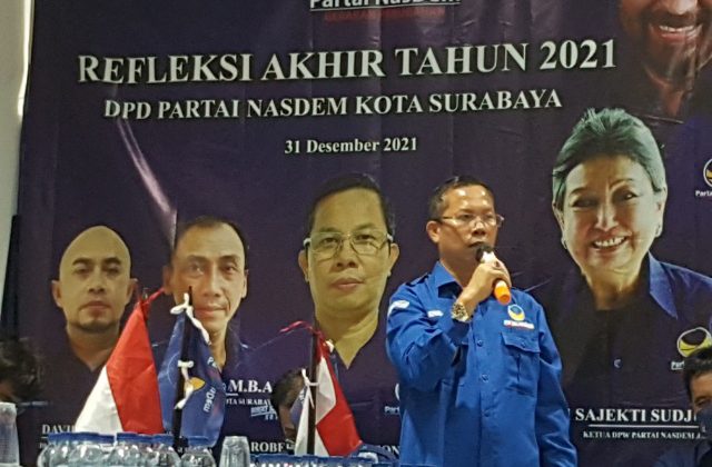 Tahun 2022 NasDem Surabaya tetap Dukung Pemerintahan Eri Cahyadi