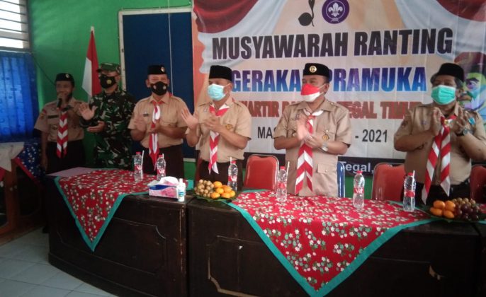 Batuud Koramil 02 Tegal Apresiasi Gelaran Musyawarah Ranting Gerakan Pramuka Kwarran Tegal Timur
