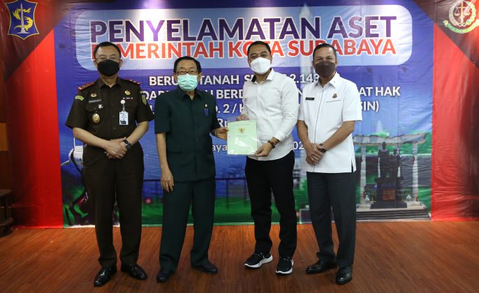 Gandeng Kejati, Pemkot Surabaya Selamatkan Aset Senilai Rp 200 Miliar Lebih