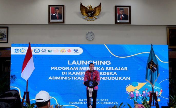 Gandeng 9 Perguruan Tinggi, Pemkot Surabaya Launching Program Merdeka Belajar di Kampus Merdeka