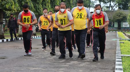 Polres Tegal Gelar Tes Kesamaptaan Jasmani