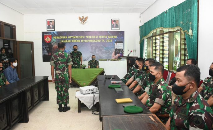 Kapendam IV/Diponegoro : Jadilah Agen Informasi yang Smart dan Adaptif