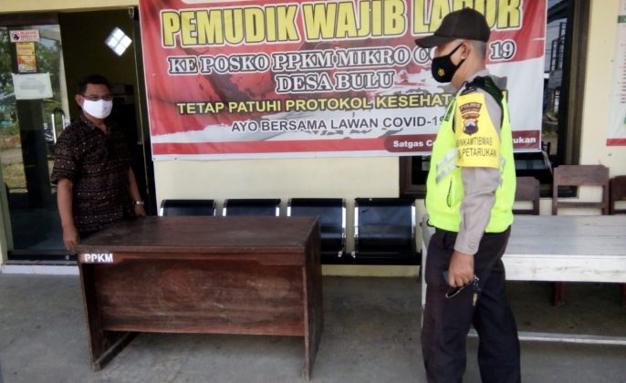 Putus Rantai Penularan Covid-19 Saat Libur Panjang, Bhabinkamtibmas Optimalisasi PPKM Mikro