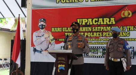 Kapolres Pemalang Berharap Satpam Ikut Antisipasi Omicron di Lingkup Kerjanya