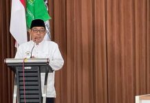 Arief Afandi Ketua DMI Surabaya saat Raker