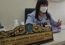 Anggota Komisi D DPRD Surabaya, Herlina Harsononyoto