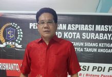 Riswanto, Anggota Komisi B DPRD Kota Surabaya usai menggelar Reses