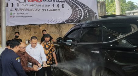 Tekan Angka Pengangguran, Kartar Surabaya Buka Lapangan Pekerjaan Lewat GAS Auto Wash