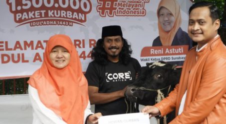 Sukseskan Program Tebar 1,5 Juta Paket Kurban PKS, Reni Astuti: Melayani Surabaya, Melayani Indonesia
