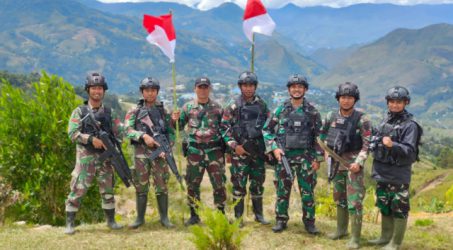 Pegunungan Tengah Papua Berhias Sang Saka Merah Putih