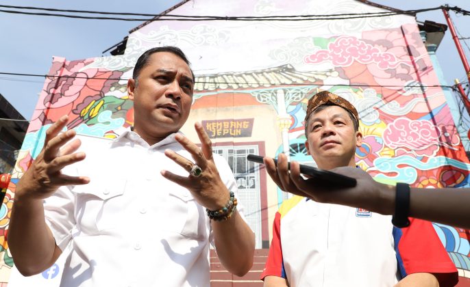 Munculkan detail kampung pecinan Tiongkok di Kya-kya Surabaya