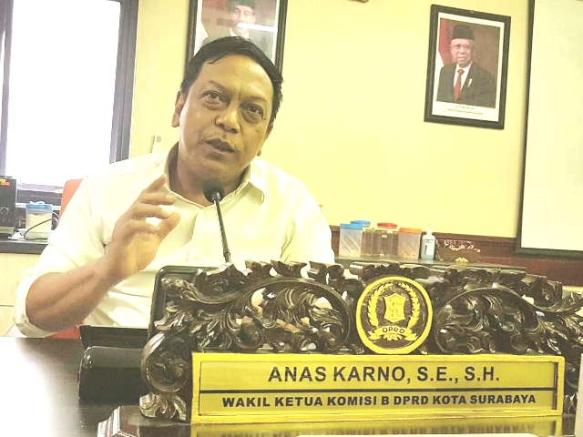 Wakil Ketua Komisi B DPRD Kota Surabaya, Anas Karno