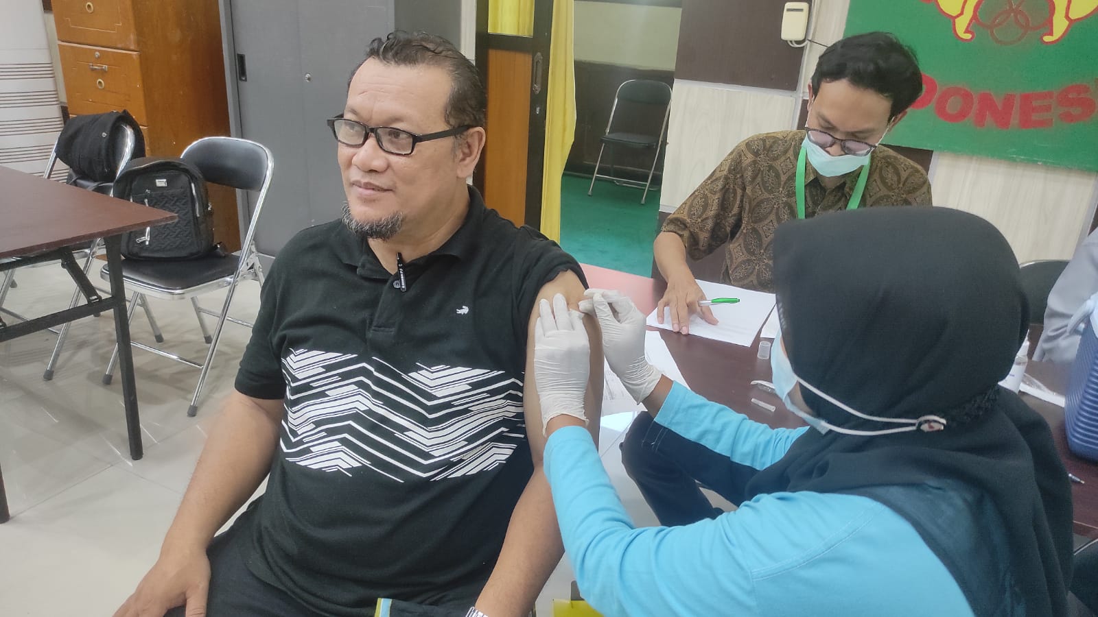 KONI Jatim Geber Vaksinasi Booster Dosis Dua