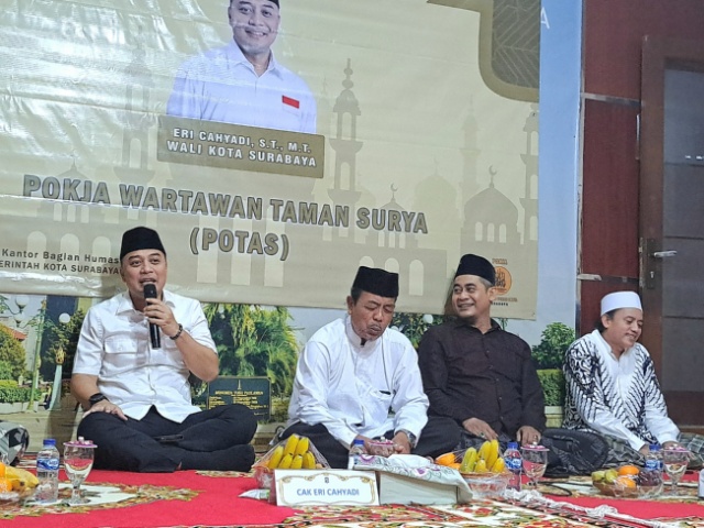Wali Kota Surabaya saat Ngaji bareng POTAS