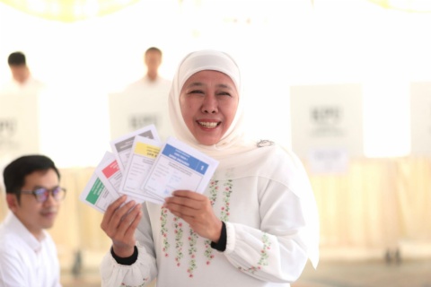 Prabowo- Gibran Capai Target Menang 65 % di Jatim. Khofifah Effect Sangat Dahsyat