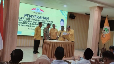 Sugiri Sancoko – Lisdyarita Terima Rekom Dari Golkar Jatim Untuk Maju Pilkada Ponorogo 2024