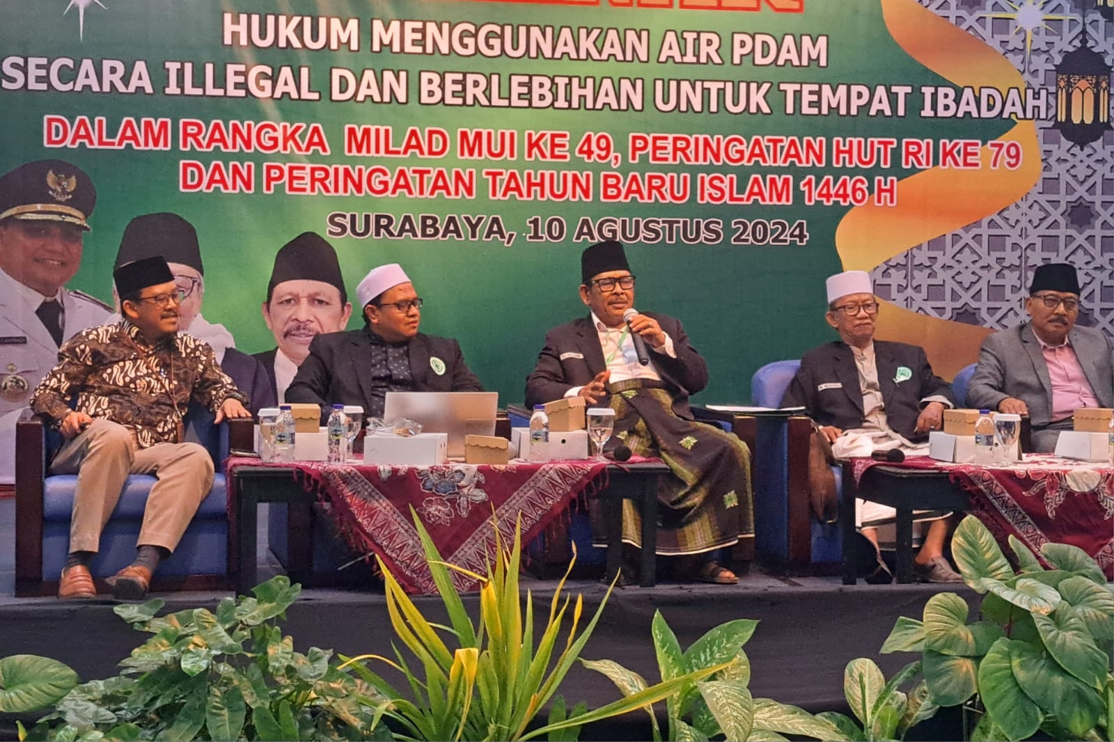 PDAM Surabaya Bersama MUI Sosialisasikan Efisiensi Penggunaan Air Ditempat Ibadah