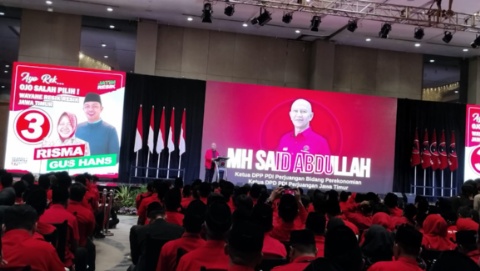 M.H. Said Abdullah di Rakerdasus PDIP Jatim, Kamis (27/9/2024)