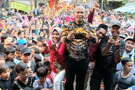 Turun ke Dapilnya, Bang Udin Sosialisasikan Kinerja Eri-Armuji ke Masyarakat