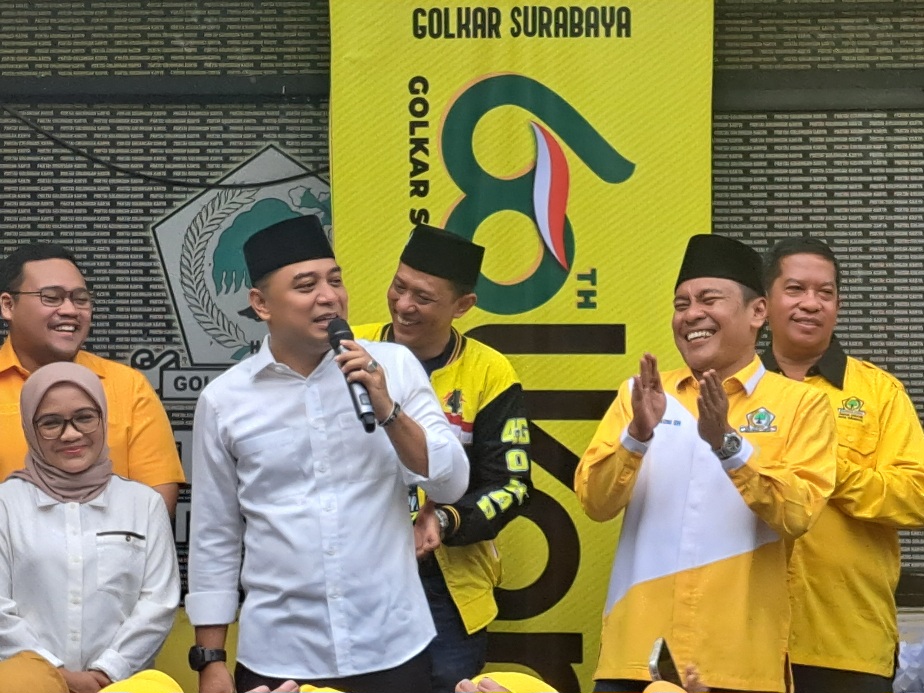 Hadiri Perayaan HUT Golkar Ke 60, Eri Cahyadi Sampaikan Pujian dan Harapan untuk Partai Golkar