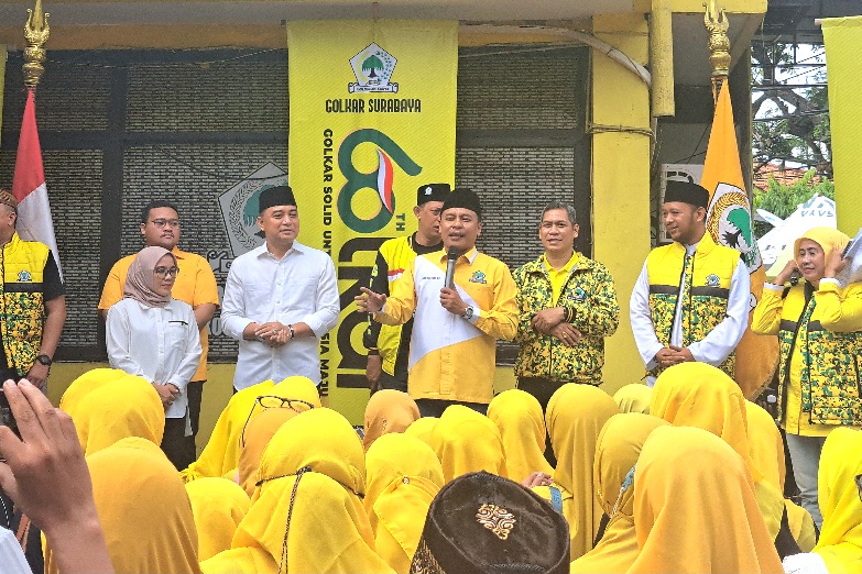 Arif Fathoni saat memberikan sambutan