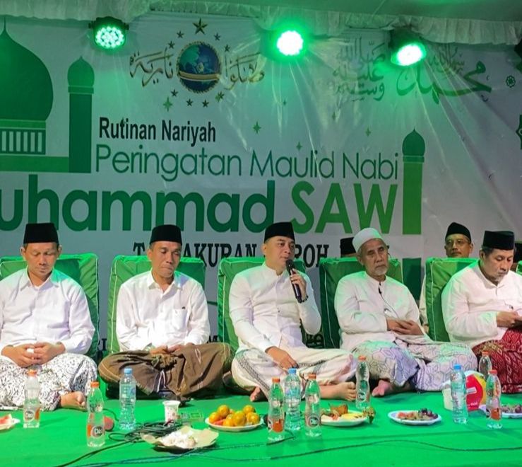 Hadiri Peringatan Maulid Nabi, Eri Cahyadi: Semoga Surabaya Selalu Dapat Berkah Sholawat