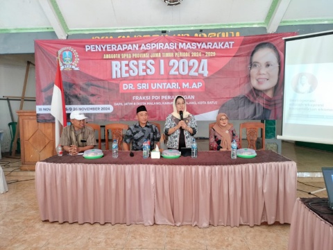 Serap Aspirasi di Dua Desa Kab. Malang, Sri Untari  Dapat Keluhan Sumur Bor dan Infrastruktur Jalan