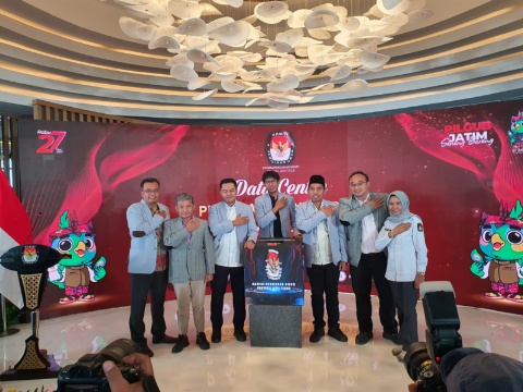 Pantau Pilkada Serentak 2024, KPU Jatim Launching Data Center